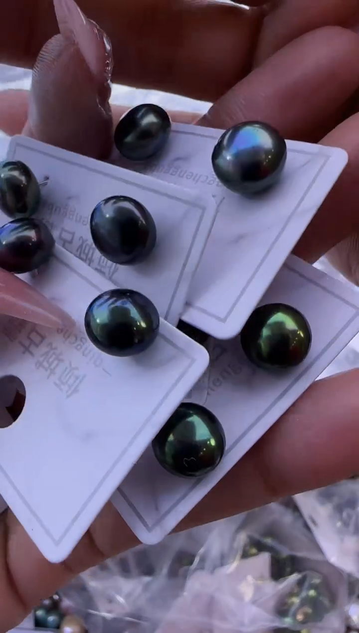 【闪购商品】淡水珍珠耳饰银S925镶嵌129