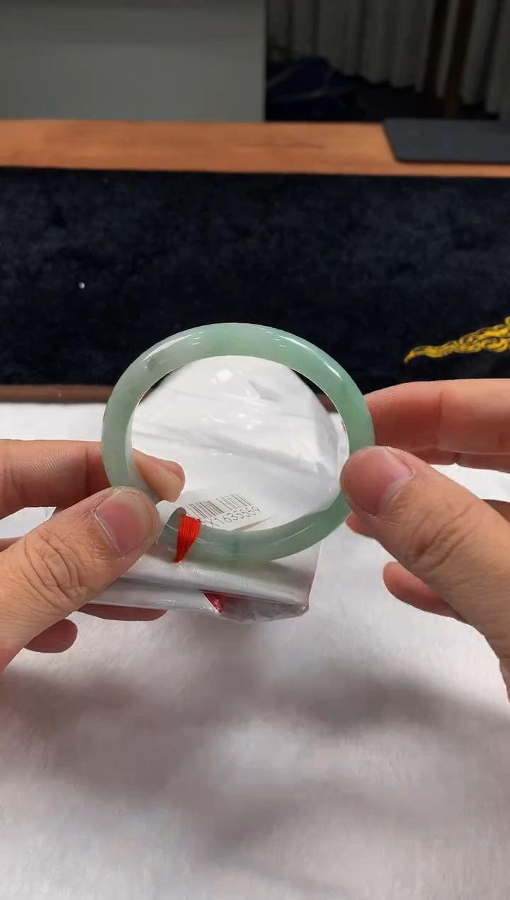 未镶嵌定制翡翠5073毛货不退不换 54-55圈