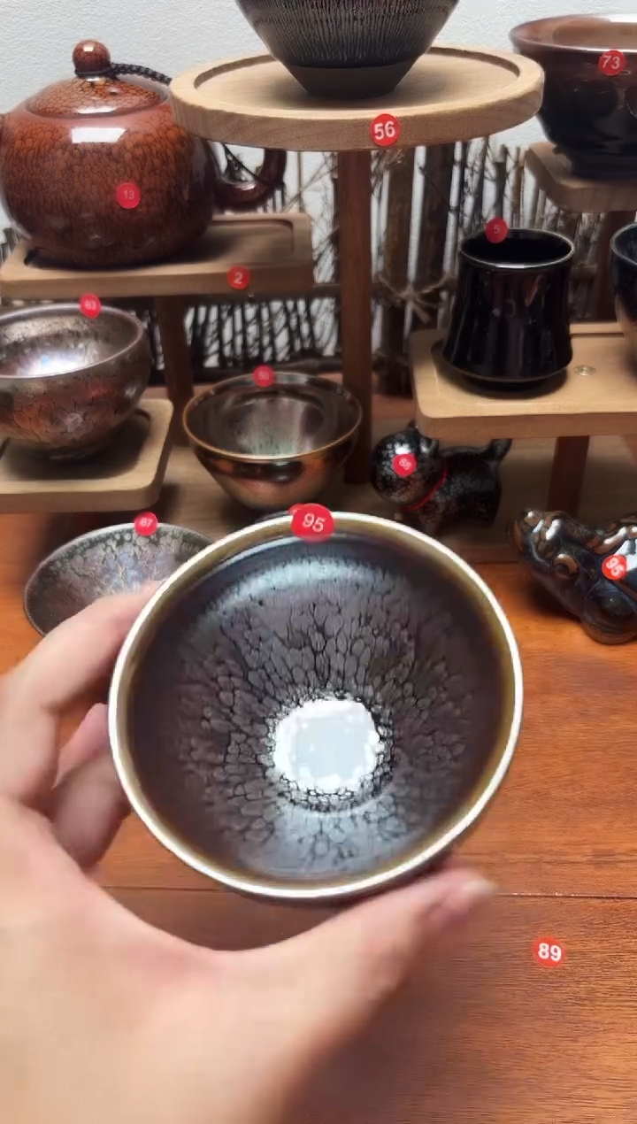 茶盏郭****来95号建盏工匠茶器