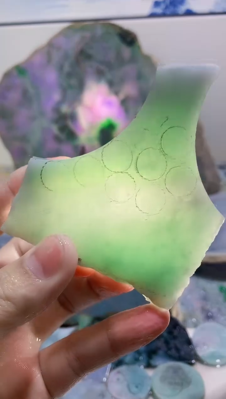 裸石翡翠0蒙0翡翠珠宝510