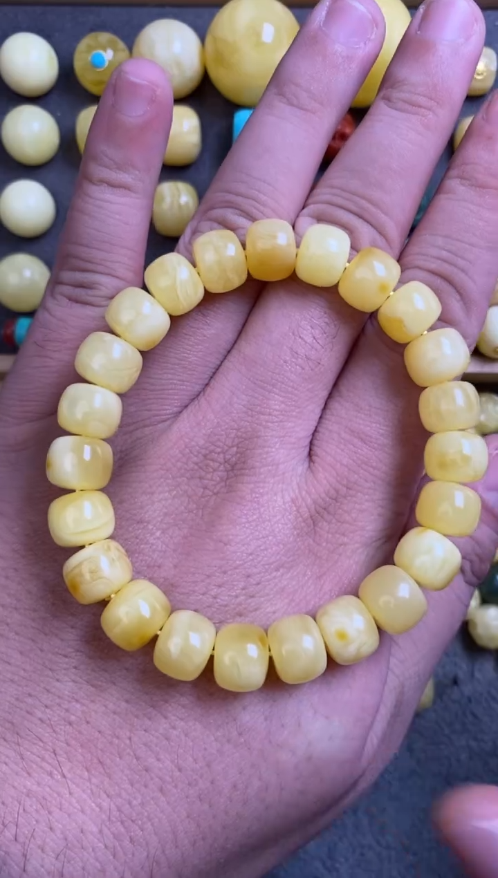 蜜蜡未镶嵌珠宝奇石10mm