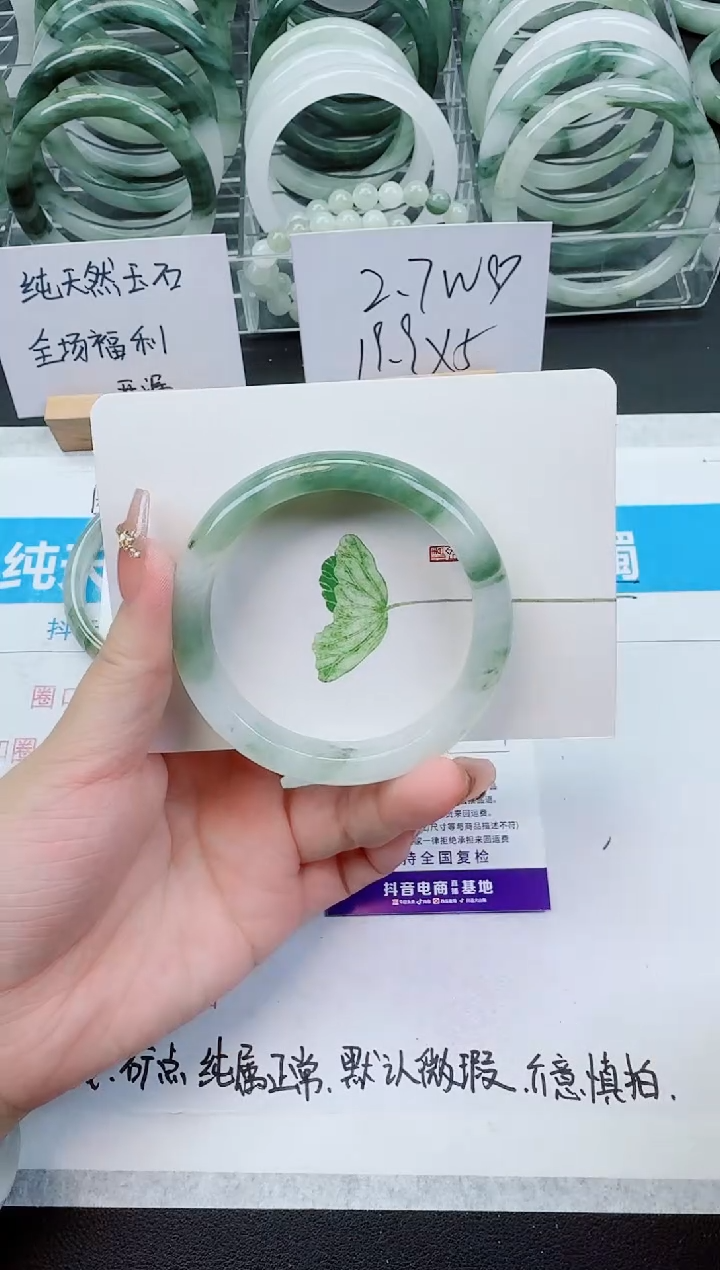 【闪购商品】石英质玉手镯未镶嵌288号/58-59圈