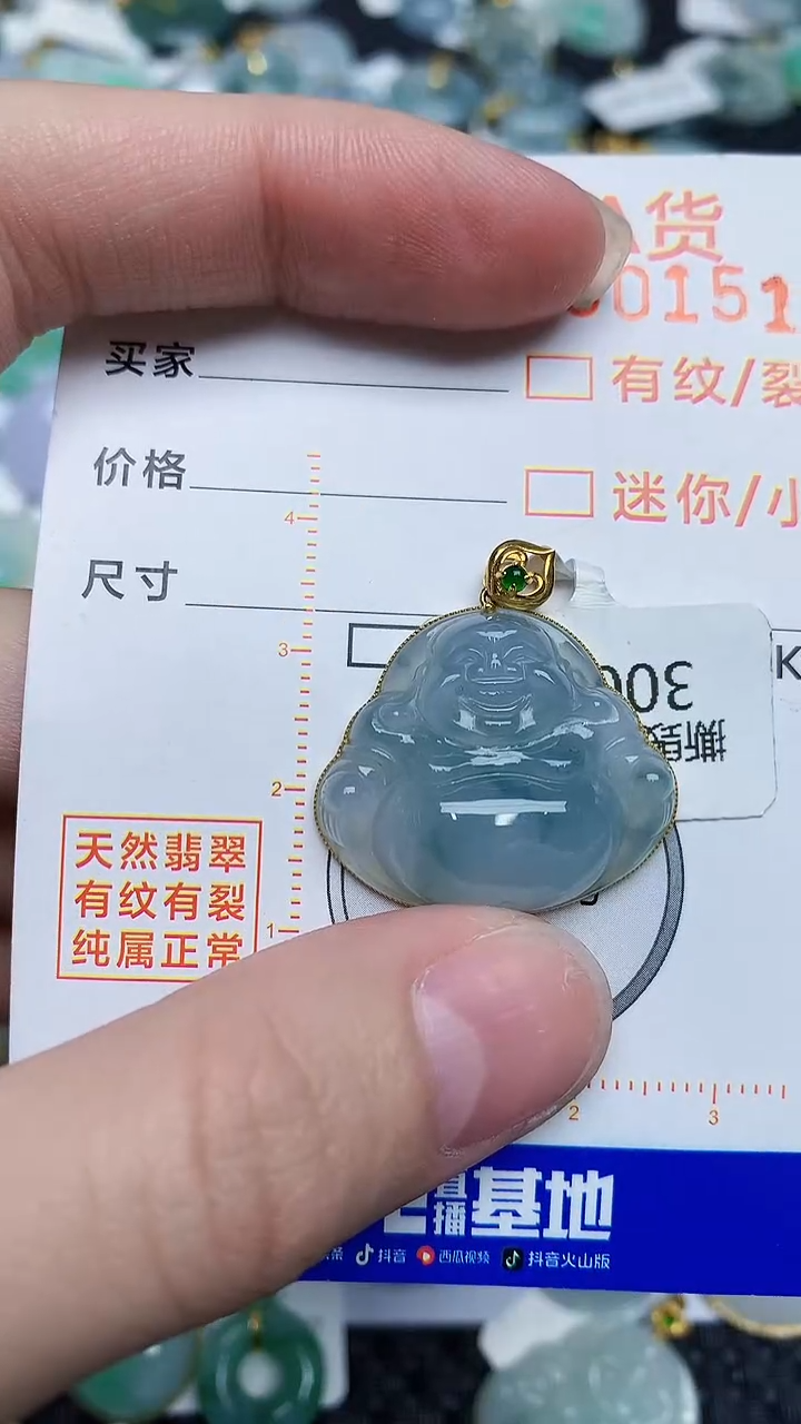 【闪购商品】翡翠颈饰18K金镶嵌456345345345
