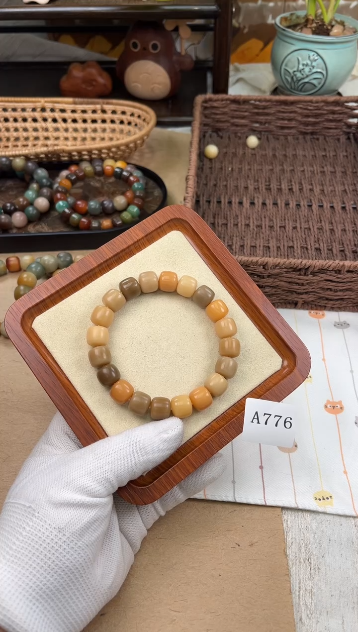 手串菩提根/象牙果a776 卡12.8 干磨海子