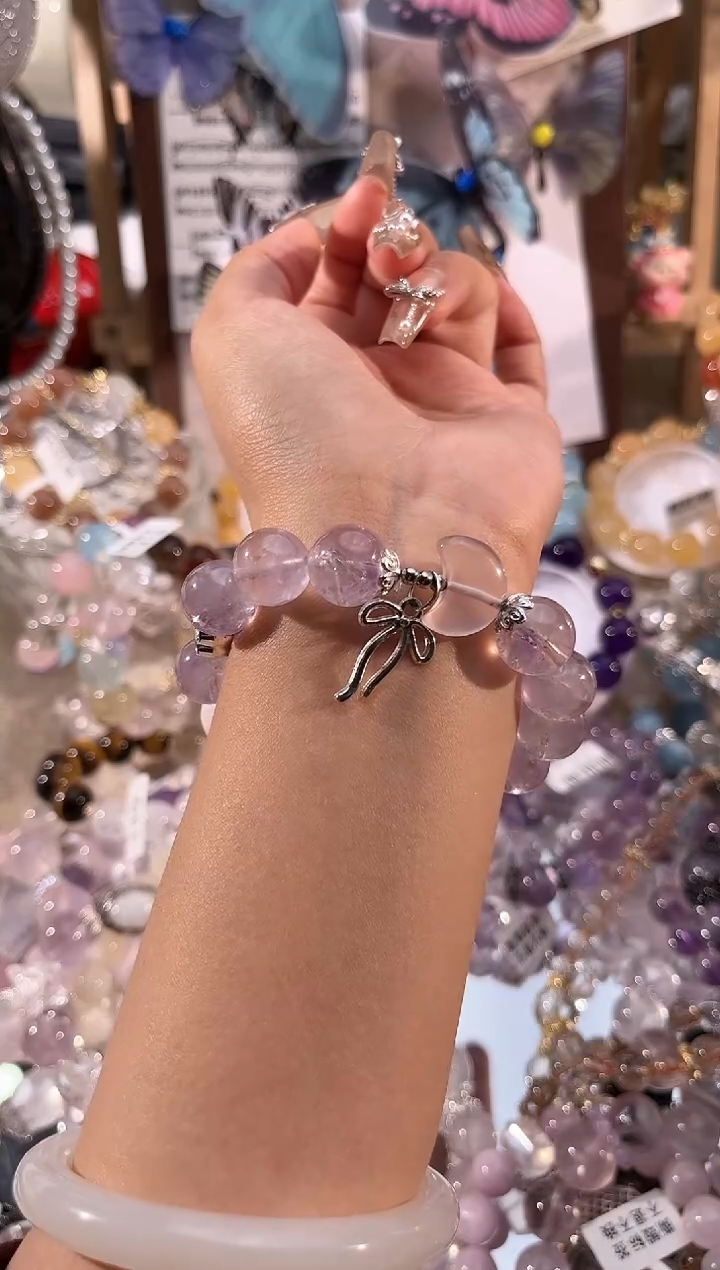【闪购商品】水晶手链未镶嵌多样性发货颜色微差发其一