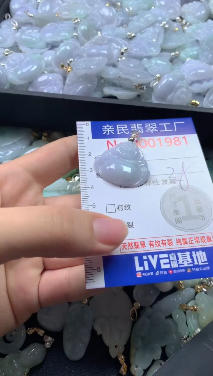 【闪购商品】翡翠吊坠(不含链)未镶嵌1981