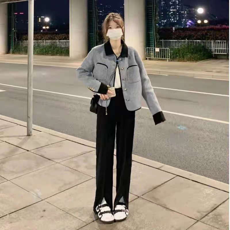 【YY688】2025春季新款小香风设计感大码短外套女宽松百搭