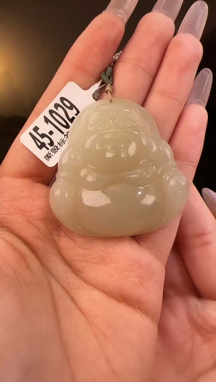 【闪购商品】和田玉颈饰未镶嵌佛公1029