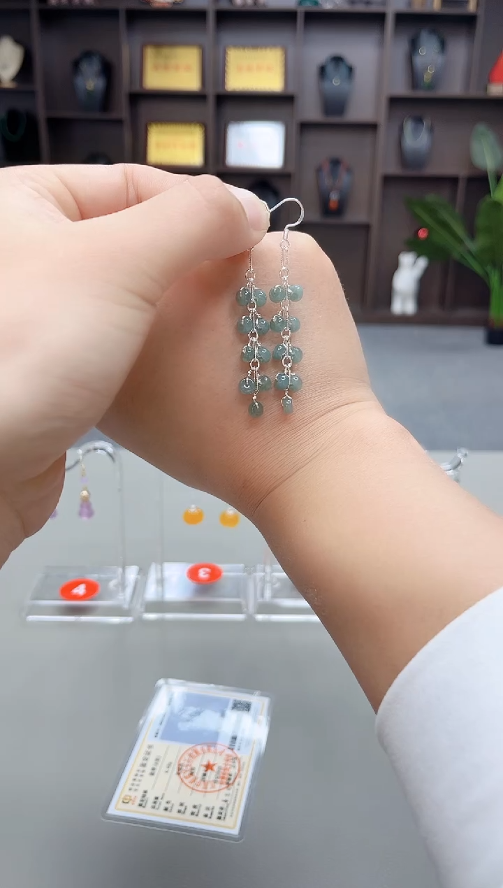 未镶嵌翡翠耳饰911