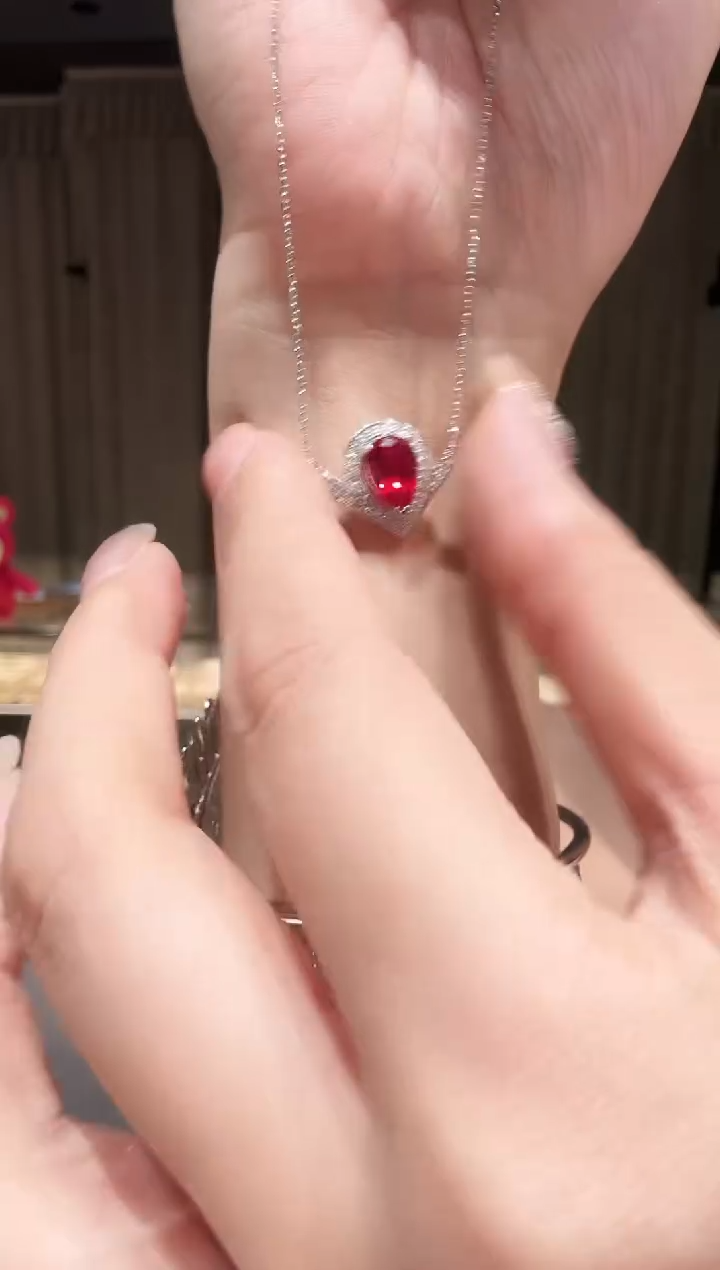 铂Pt950镶嵌项链钻石AF0802-PT-45