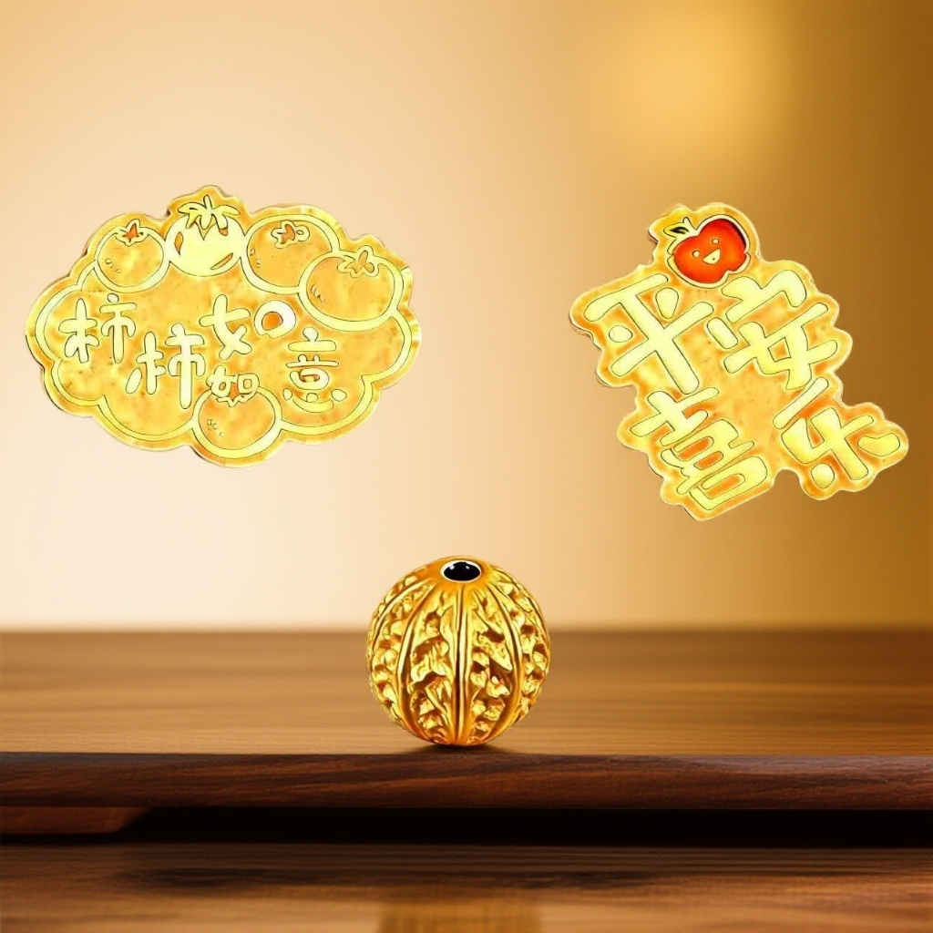 【年底冲量-花花】6m核桃纯手工送隔珠送配件手机贴送人送礼物时尚