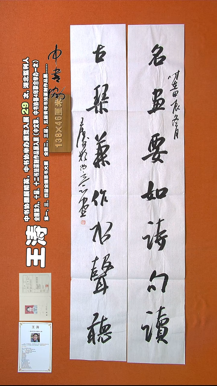 【闪购商品】书法337王涛书法作品