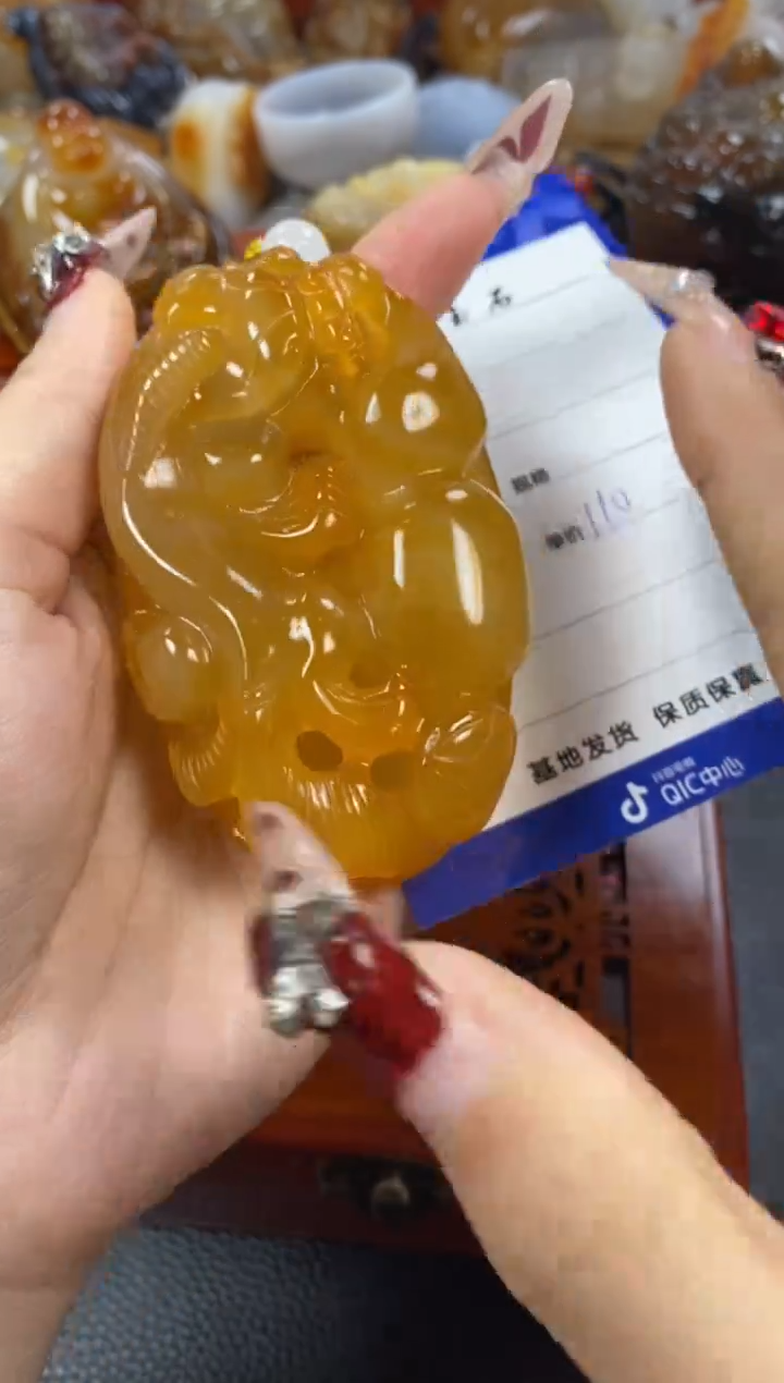 【闪购商品】玛瑙/玉髓手把未镶嵌1