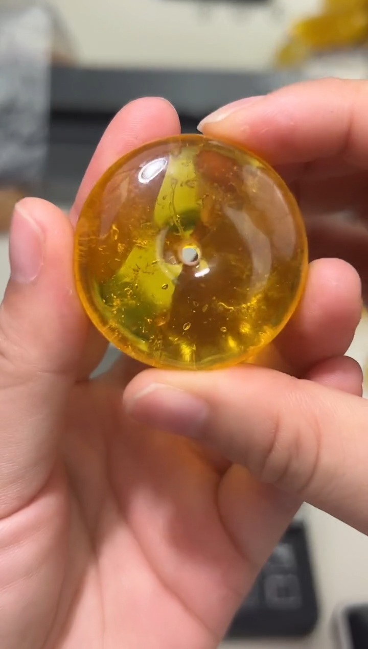 裸石琥珀未镶嵌琥珀蜜蜡吊坠