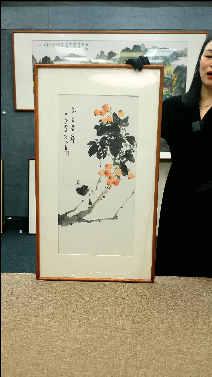 【闪购商品】国画52*92陈默如老师花鸟