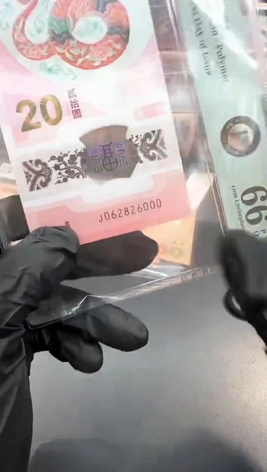 【闪购商品】小蛇钞66分尾6000朦胧豹子单张。