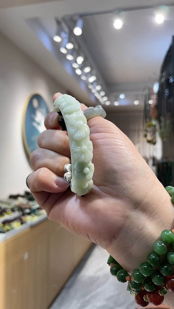 【闪购商品】岫玉手链未镶嵌手串