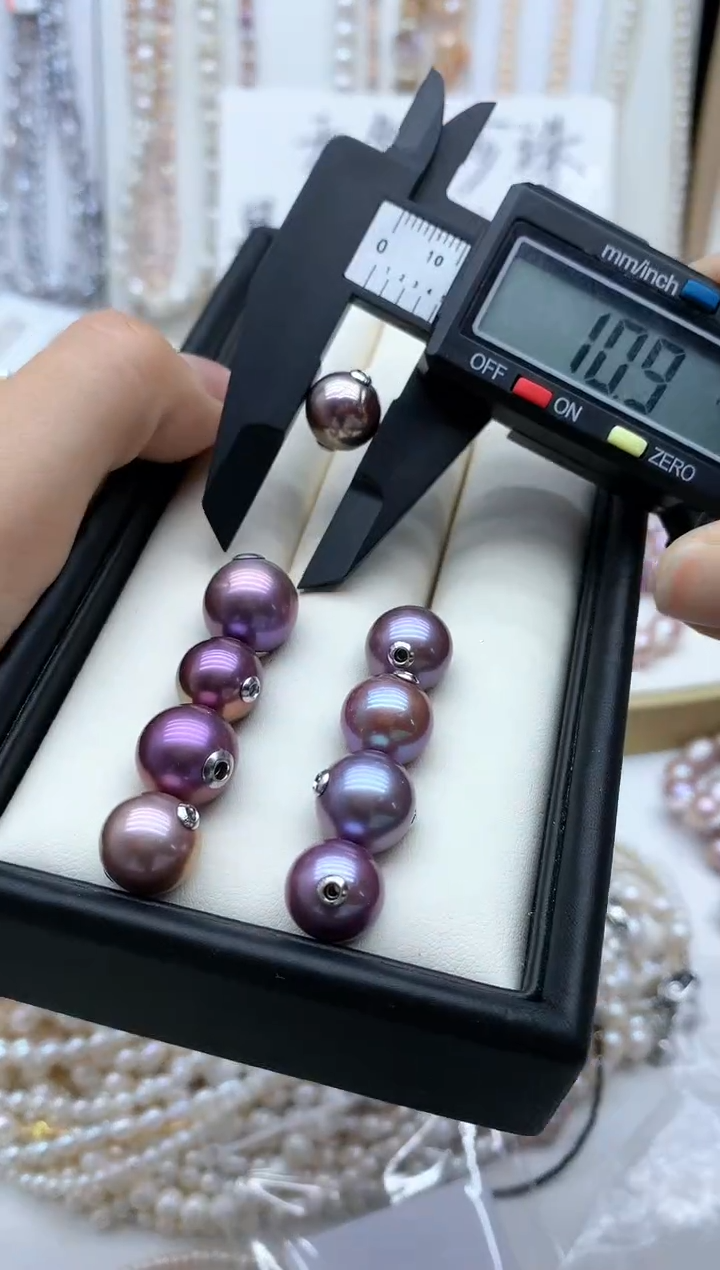 【闪购商品】淡水珍珠吊坠(不含链)银S925镶嵌多样性发其一非无暇