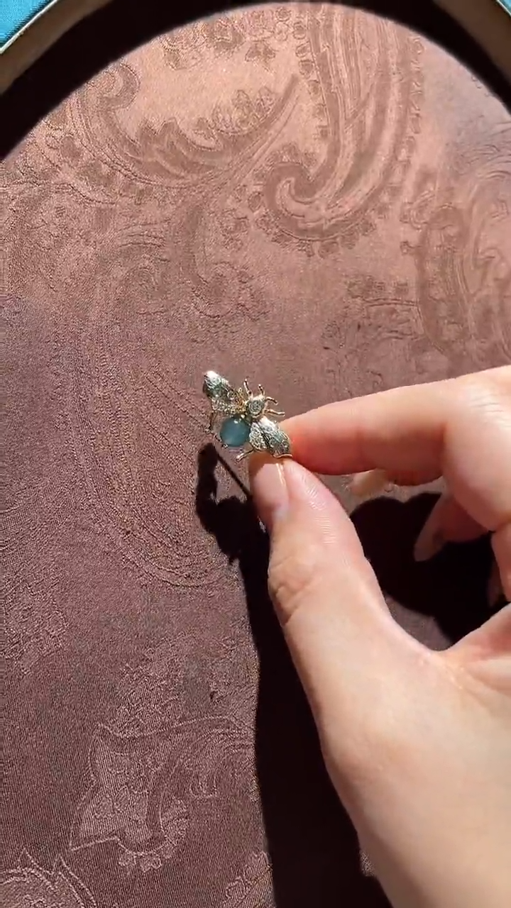 【闪购商品】翡翠吊坠(不含链)合金红翡绿翠 18号