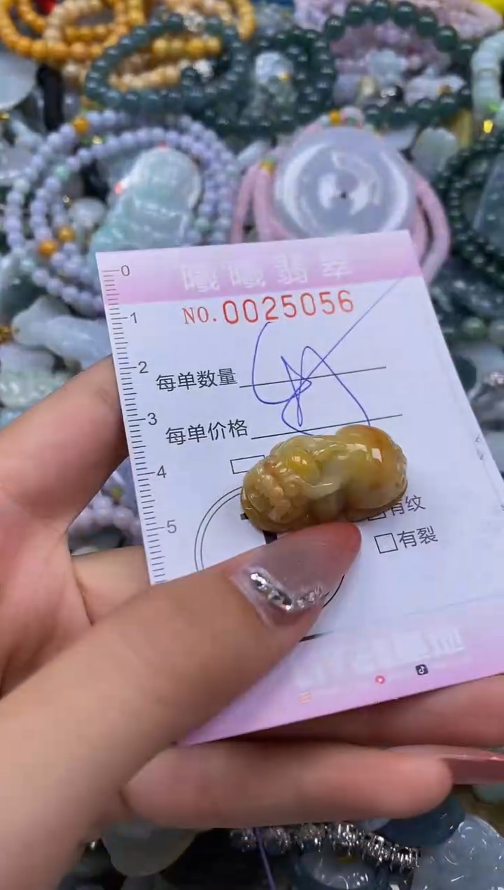 翡翠未镶嵌颈饰闪购0025056