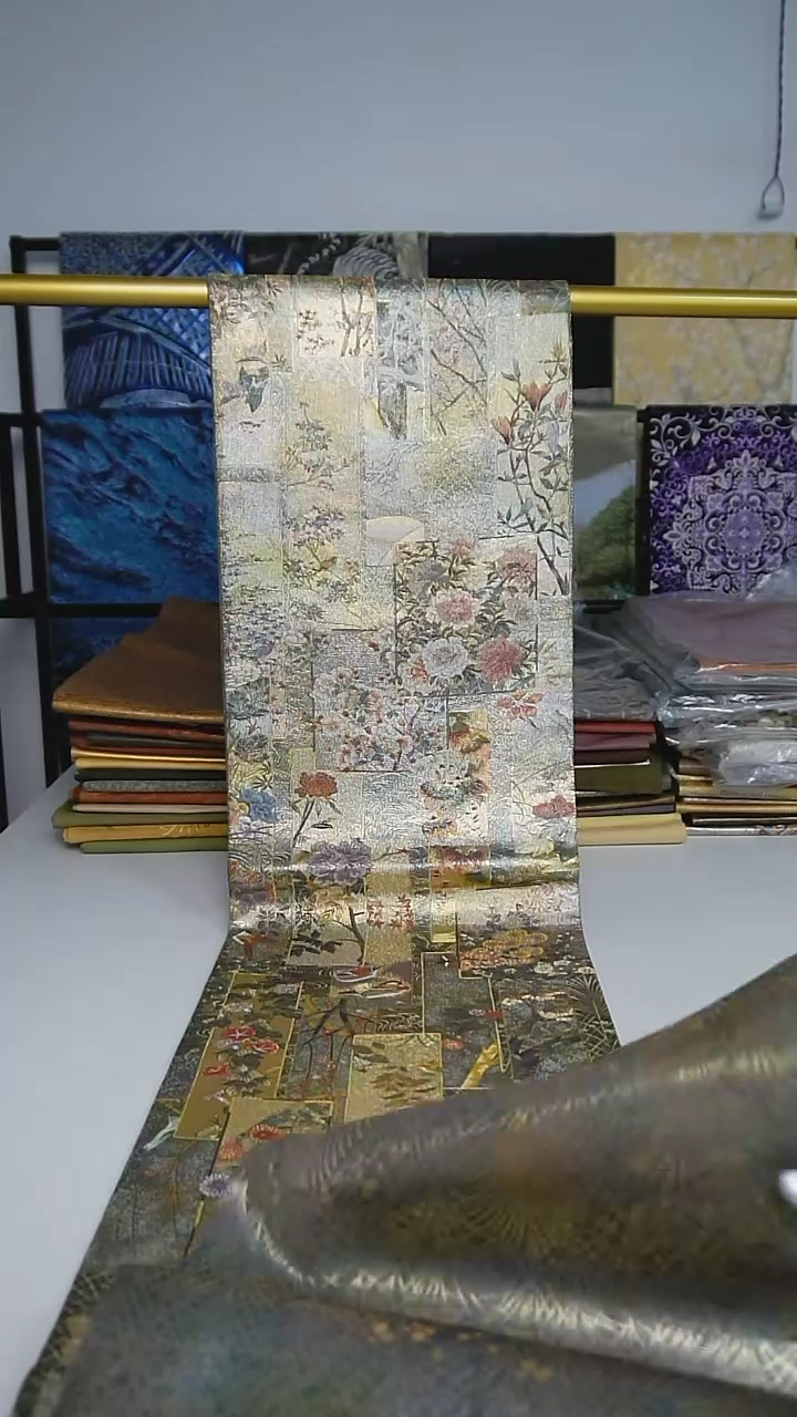 【闪购商品】织绣4 单面全通丸带花鸟福利