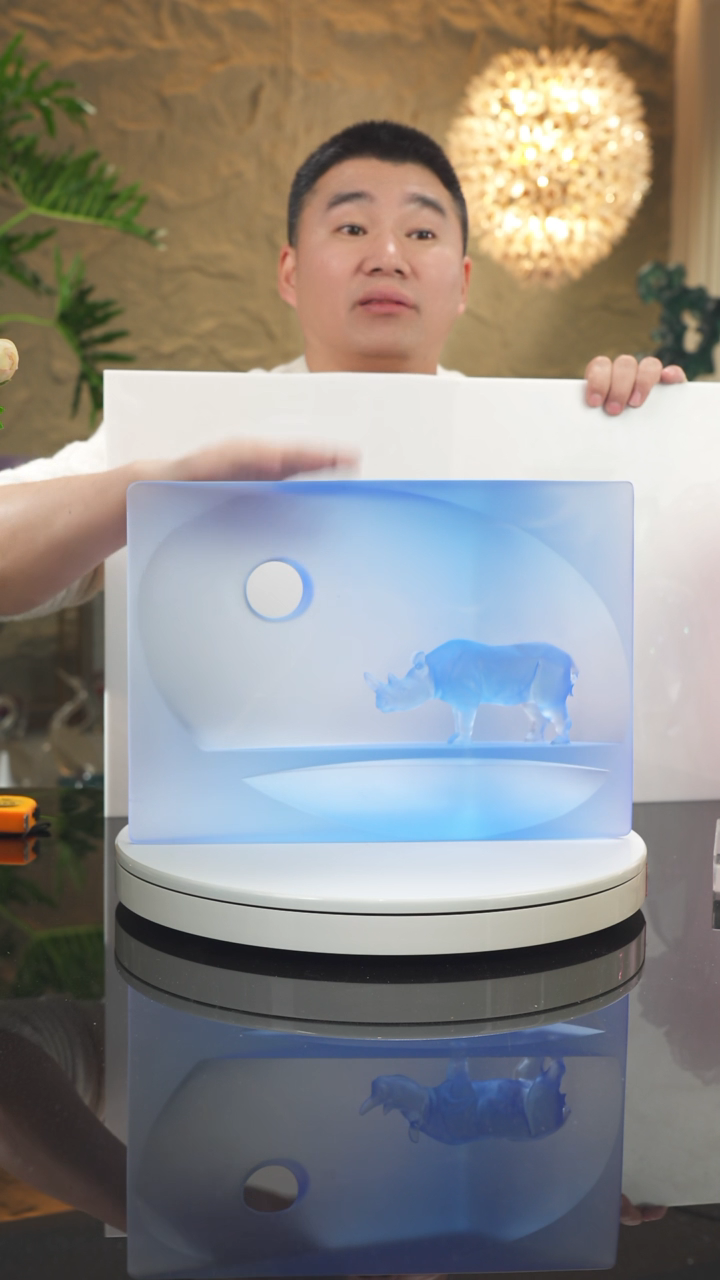 【闪购商品】摆件设计款月下犀牛摆件