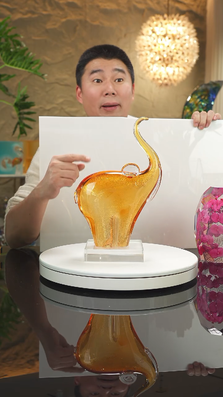 【闪购商品】摆件设计款大象摆件大号带底座