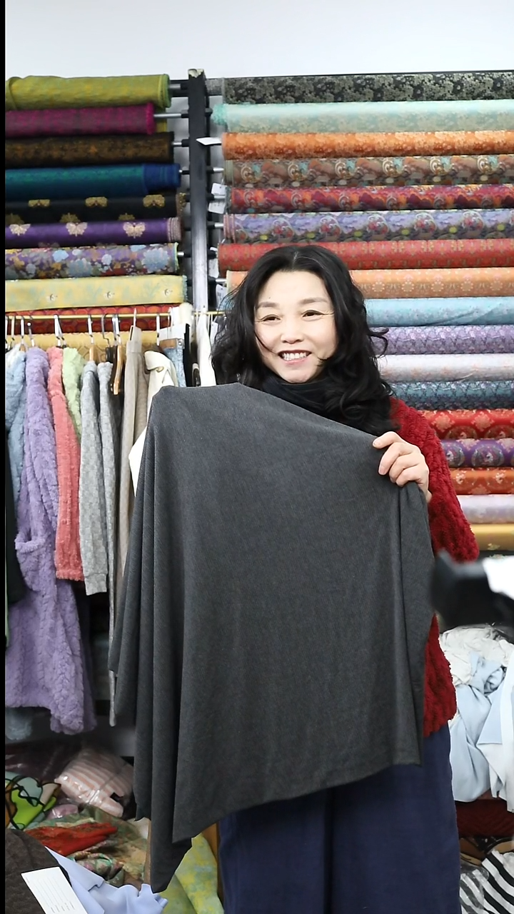 莫代尔纤维丹**阳银纤维导电款-黑灰4米510元