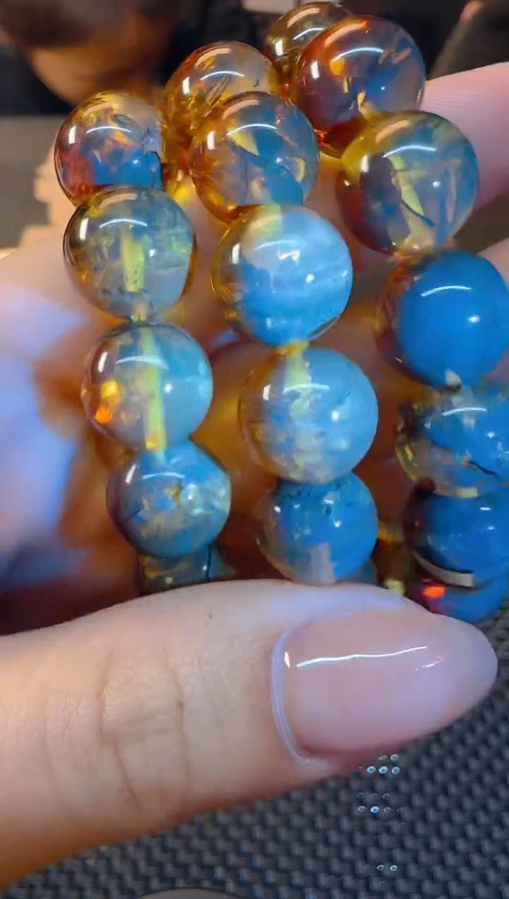 【闪购商品】琥珀裸石未镶嵌琥珀手串