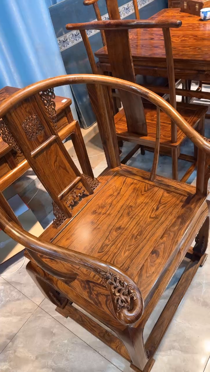 【闪购商品】木螺穗木艺一物一拍皇宫椅一只0000000