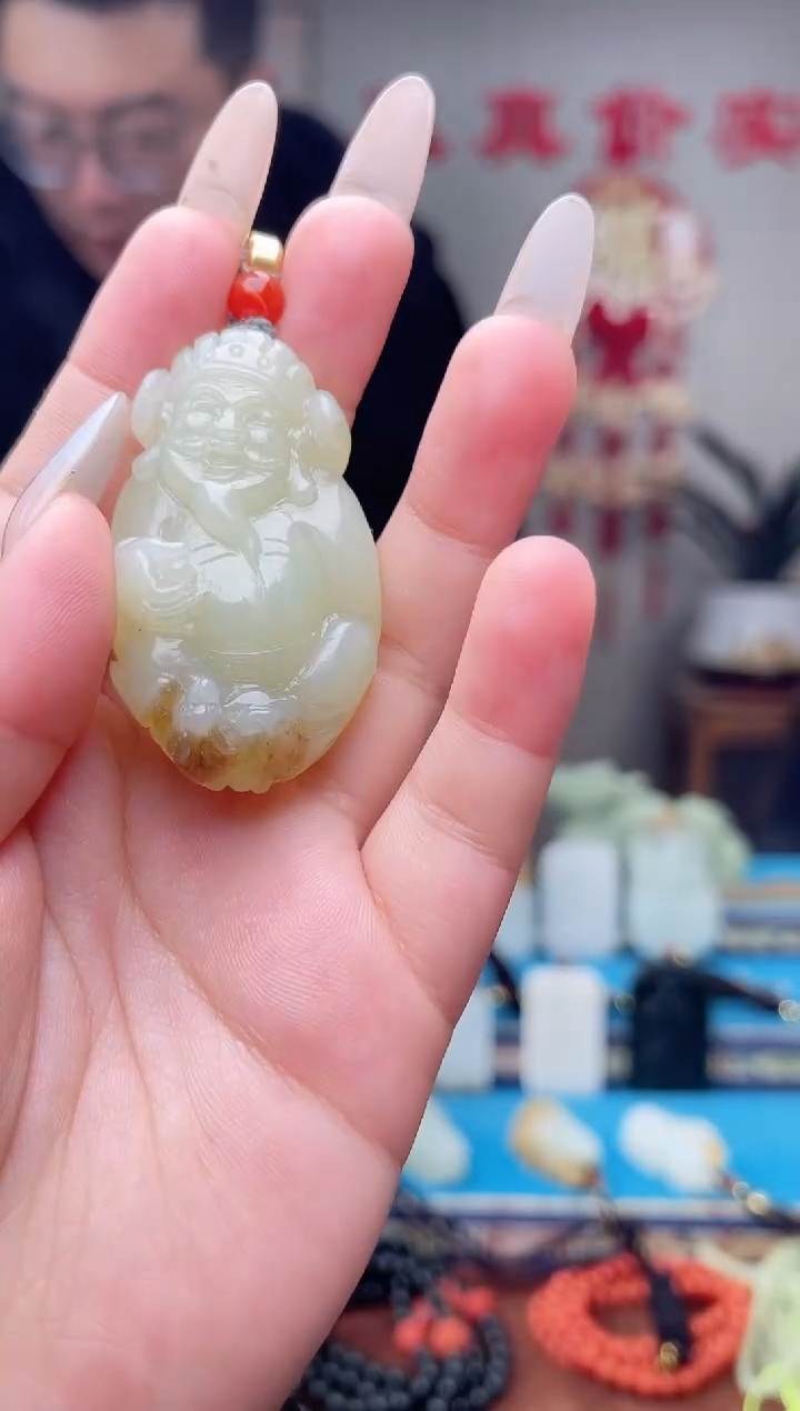 【闪购商品】和田玉挂件未镶嵌1