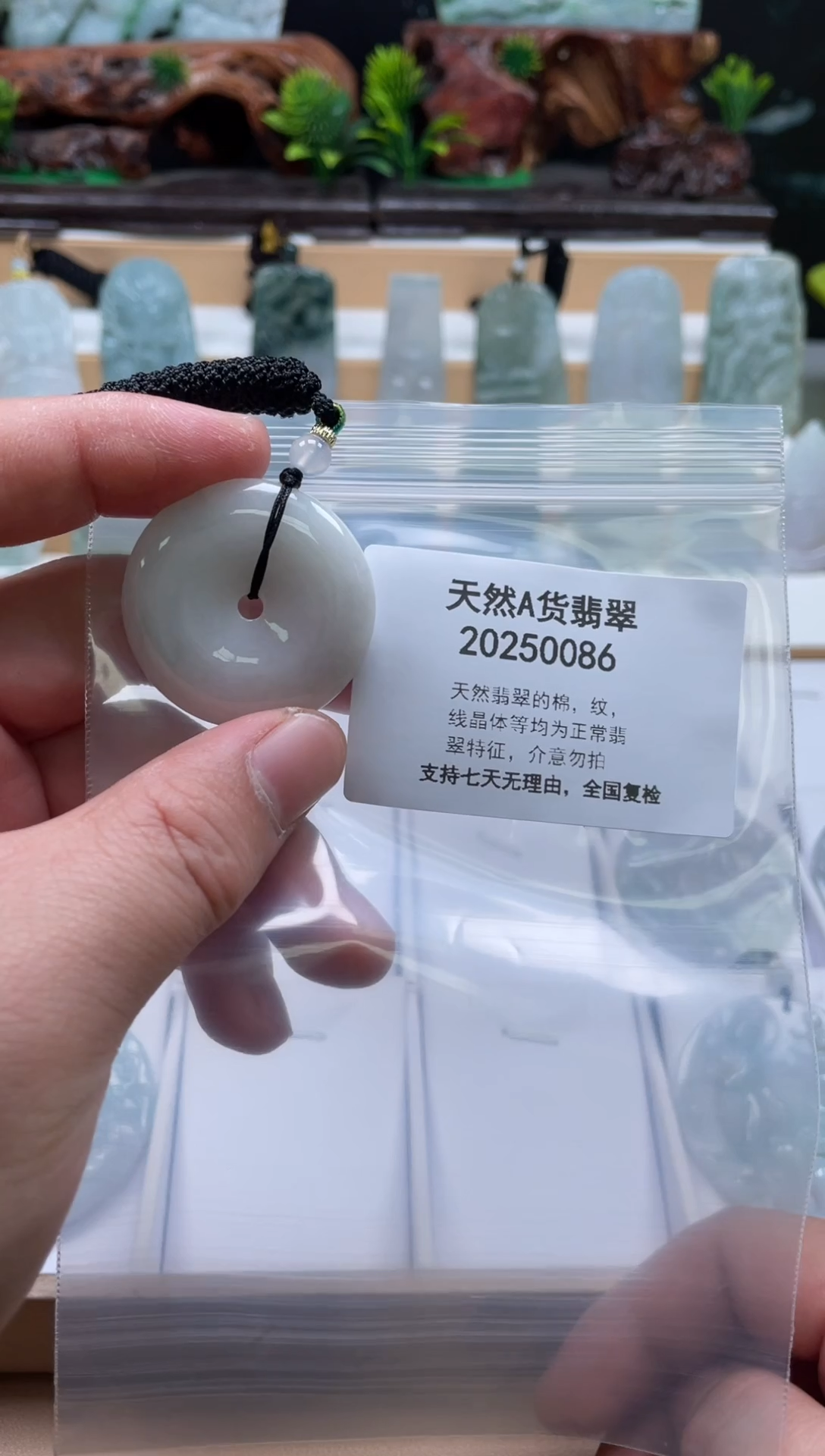 颈饰未镶嵌翡翠翠峰翡翠202512050029