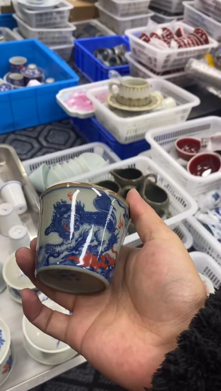摆件陶景德陶瓷茶具容量约