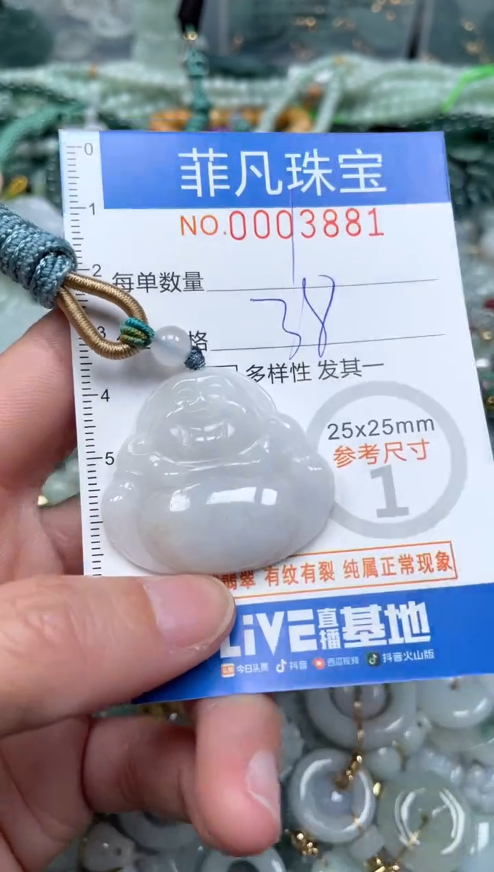 【闪购商品】翡翠颈饰未镶嵌00..3881