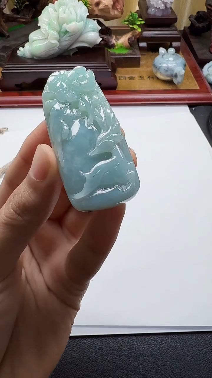吊坠(不含链)未镶嵌翡翠1