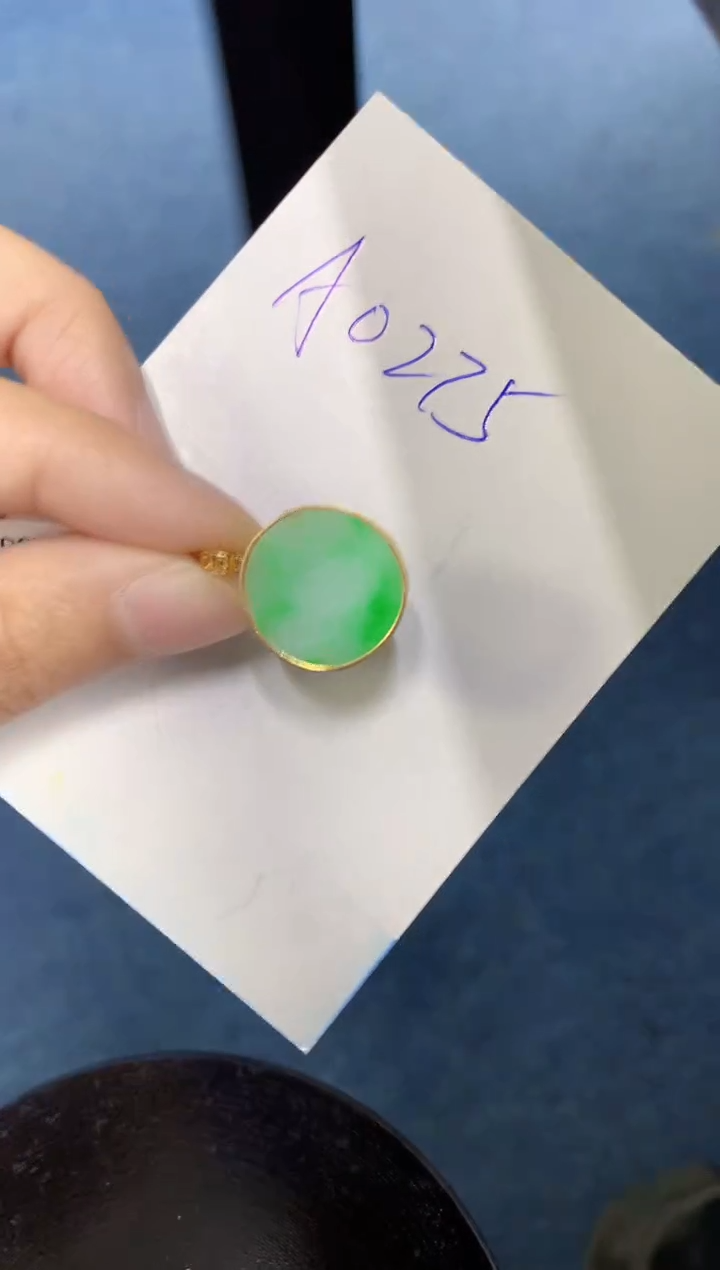 【闪购商品】翡翠颈饰18K金镶嵌000000000