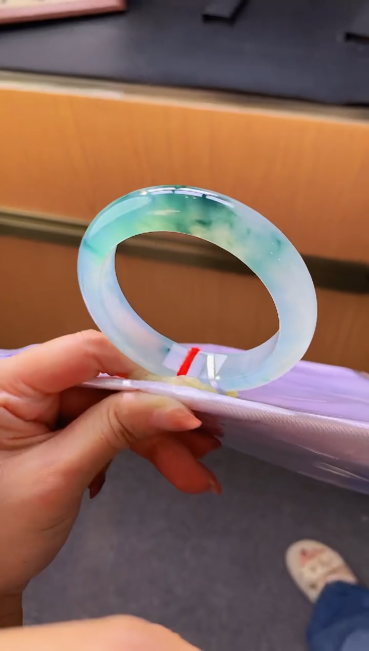 未镶嵌手镯翡翠-C150 圈口54 全款72万 定金2万