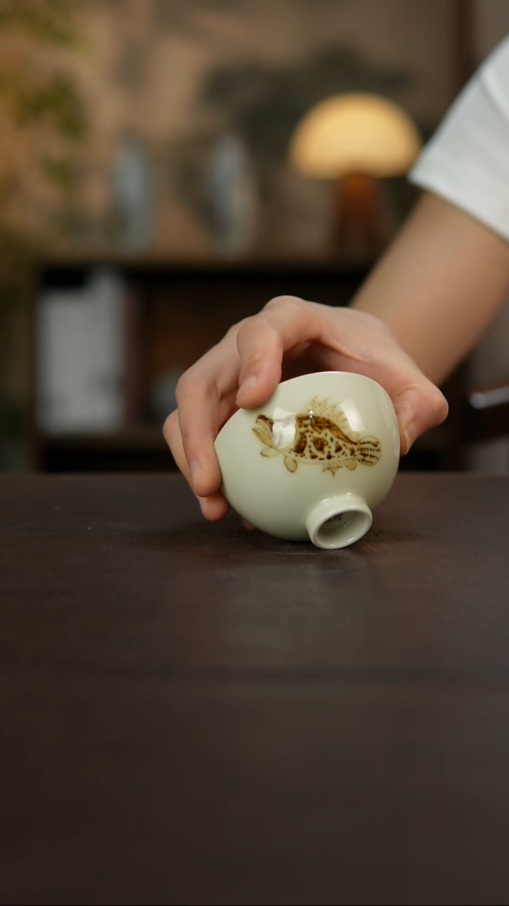 杯景德镇陶瓷杯碗柴烧多人