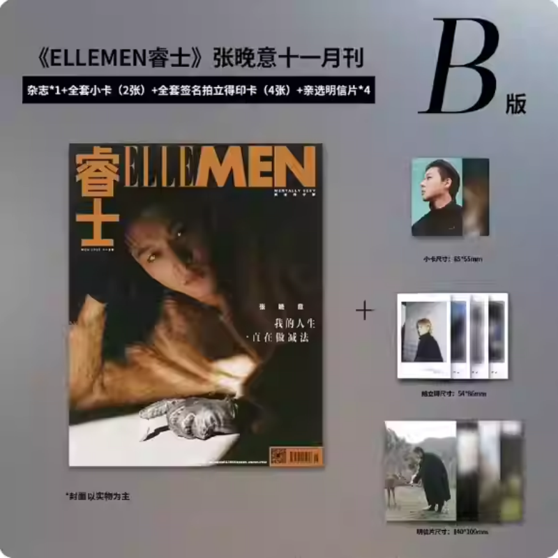 张晚意杂志合集#计入销量 ELLEMEN睿士杂志2025年11月/时装男士