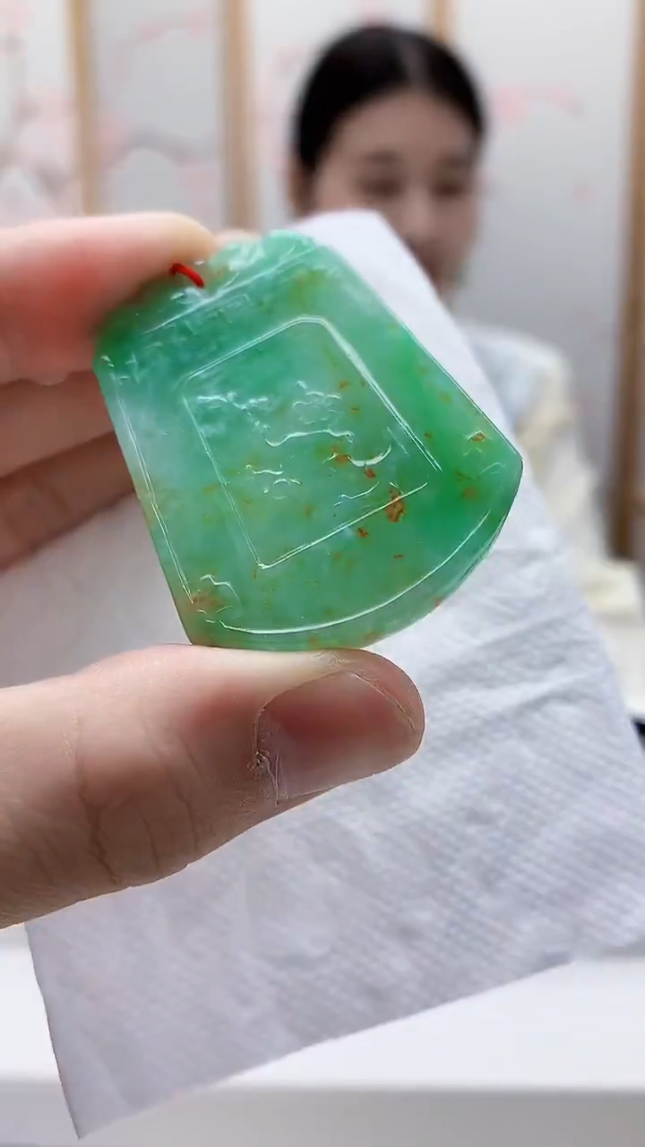 未镶嵌定制翡翠4812bb-毛货挂件19