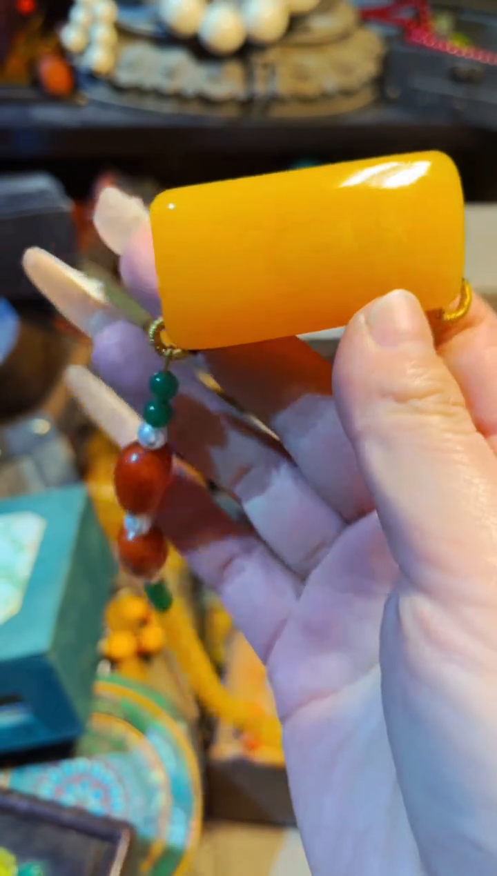 【闪购商品】蜜蜡颈饰未镶嵌兰妹精品优选链接64