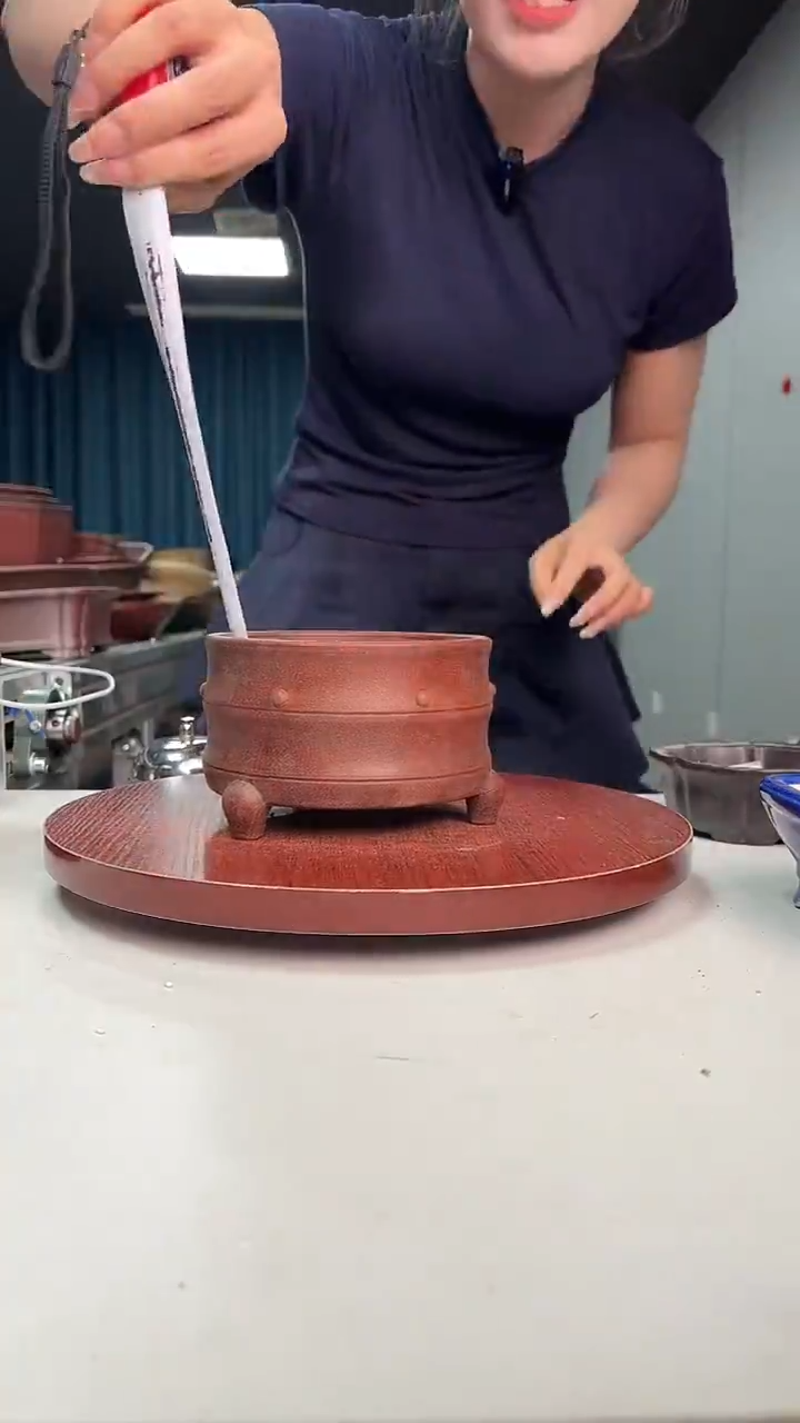 紫砂花盆浅草紫砂花盆