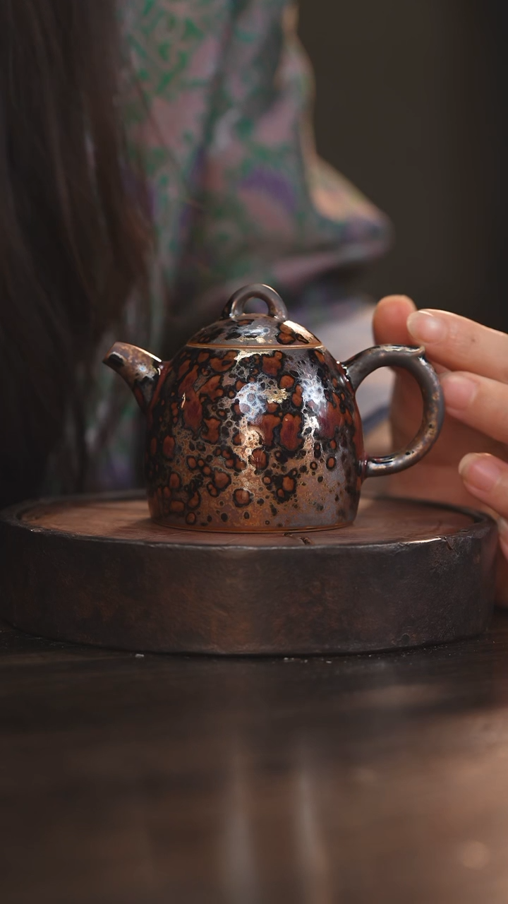 【闪购商品】杯82柴房陶瓷丨斑鹿系列秦权壶