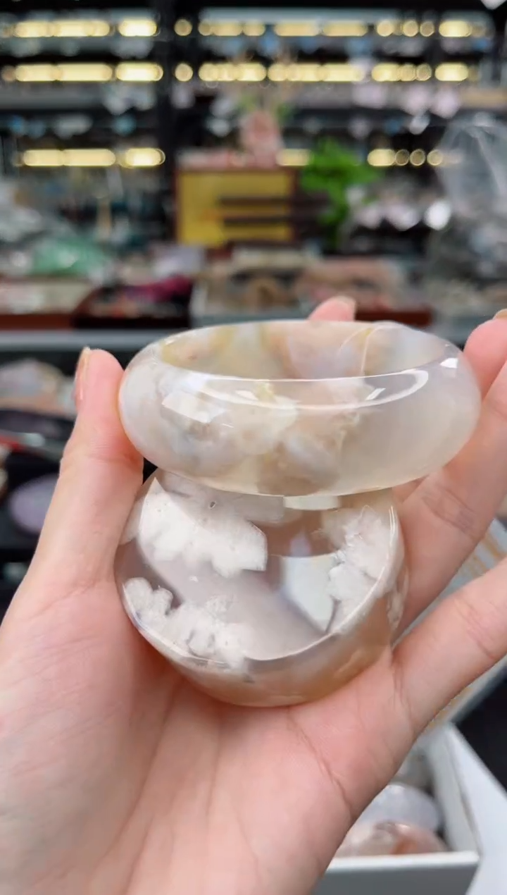 【闪购商品】石英质玉手镯未镶嵌56圈口（不退不换）1650141