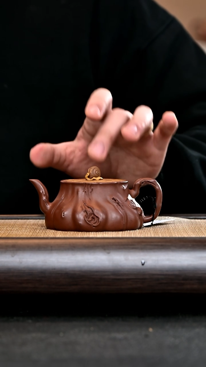 【闪购商品】紫砂茶壶潘潘 留痕小