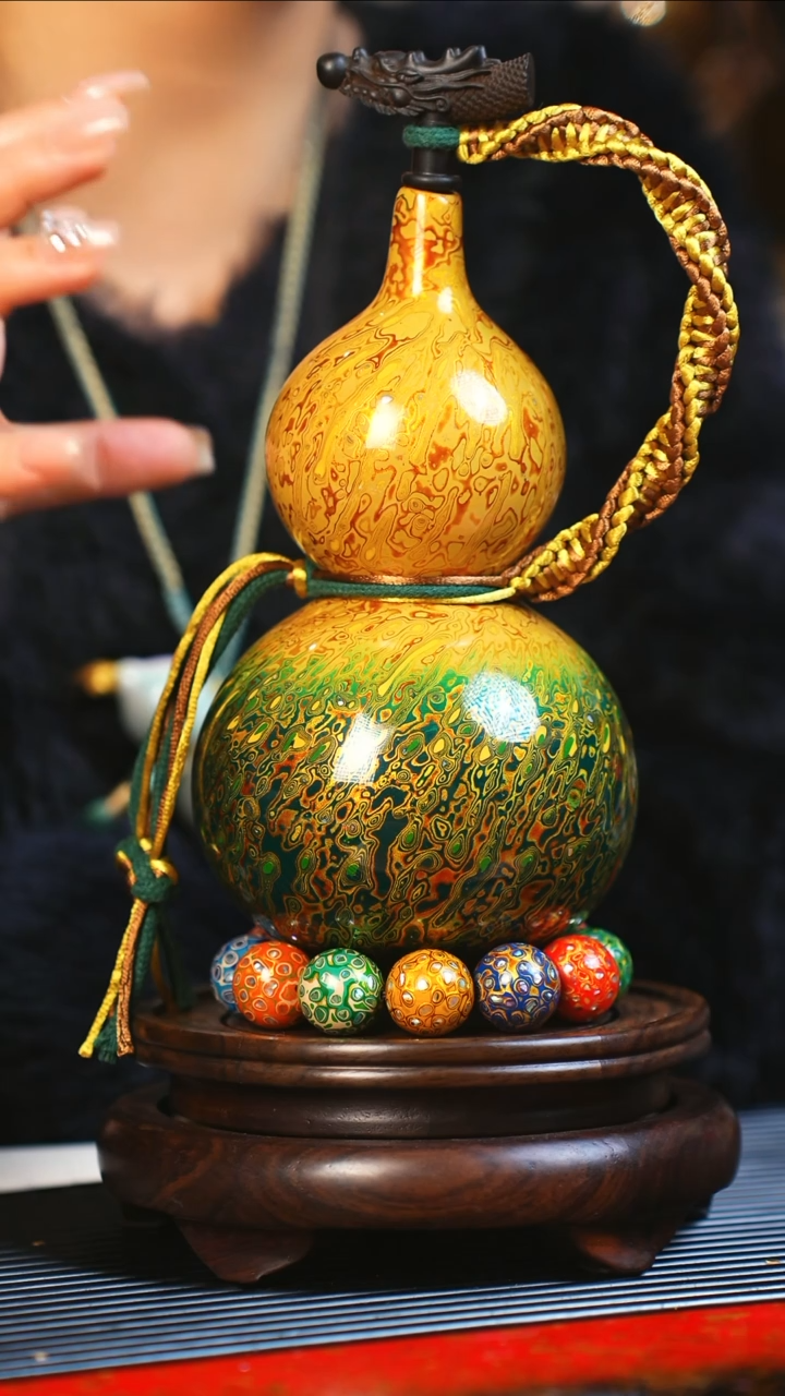 【闪购商品】JT146大师姐臻选非遗大漆酒葫芦