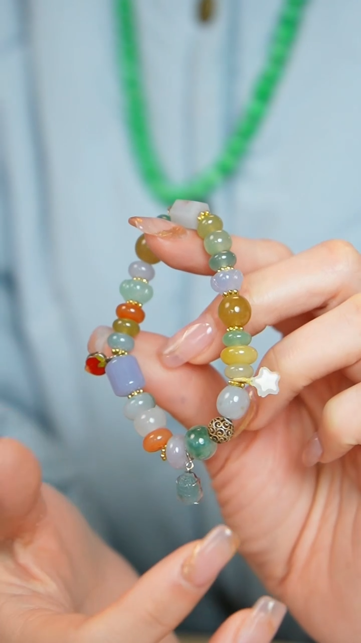 【闪购商品】翡翠手串未镶嵌43号-珠串/姿/2