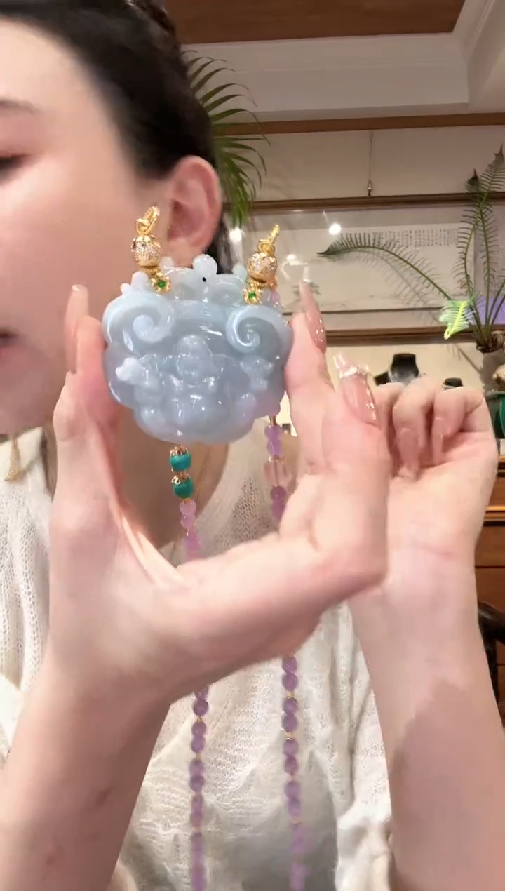 【闪购商品】翡翠颈饰未镶嵌国风