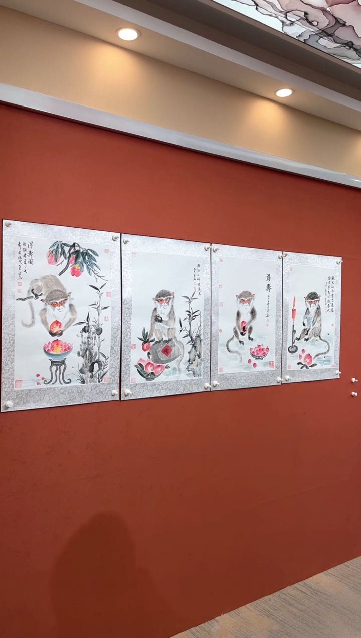 国画老师现场创作  44