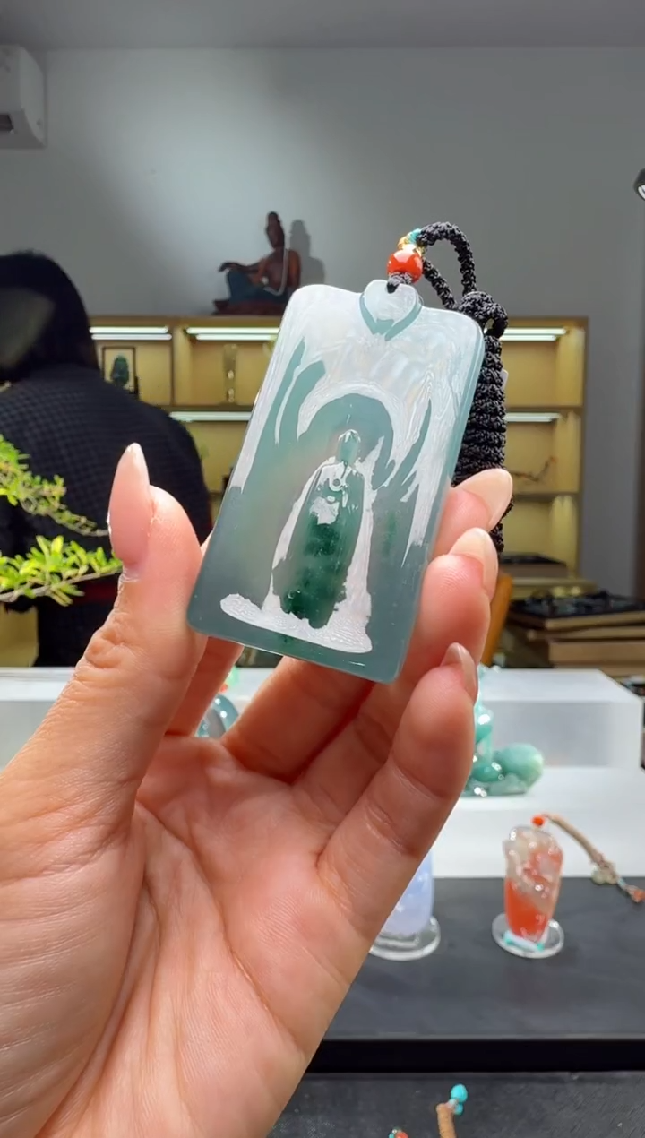 吊坠(不含链)未镶嵌翡翠悟道